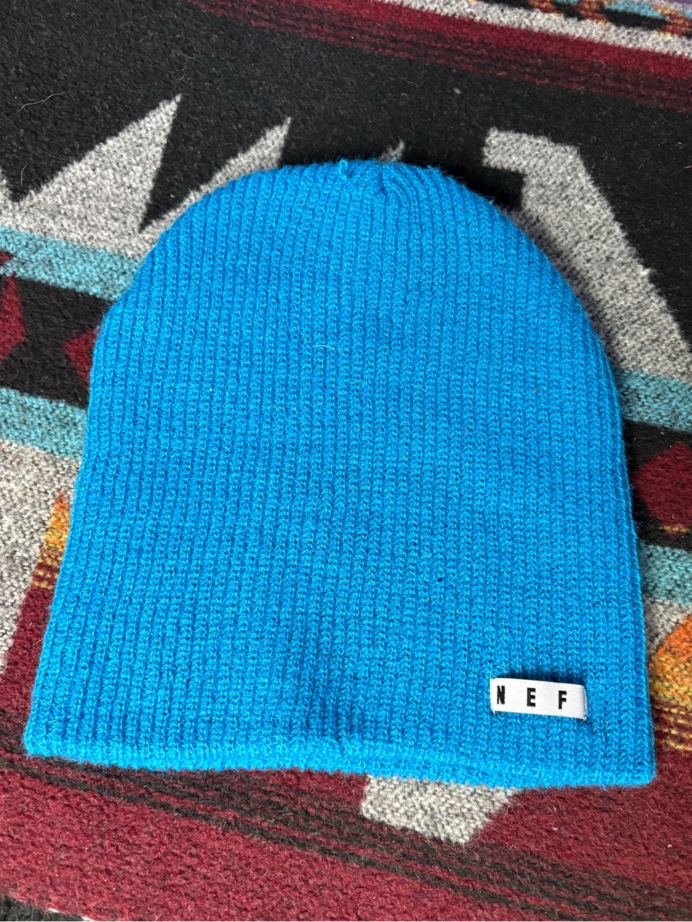 Neff Blue Knit Beanie